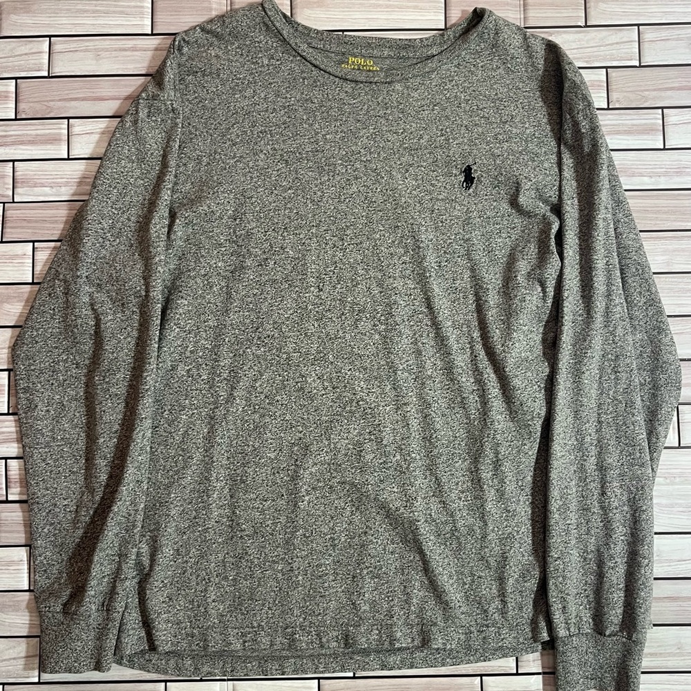 Polo by Ralph Lauren Gray Long Sleeve Shirt